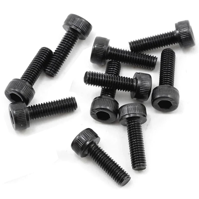 3mmx10mm Cap ProTek RC High Strength socket Screws - M3 PTK-H-2204