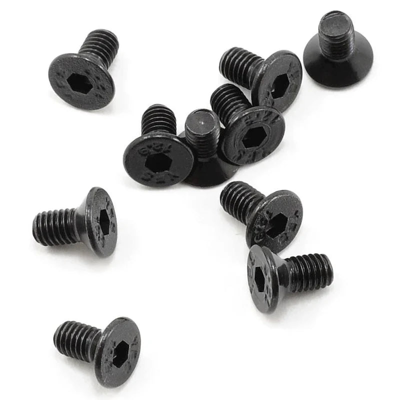 3mmx6mm Countersunk ProTek RC High Strength Flat Head Cap Screws - M3 PTK-H-2201