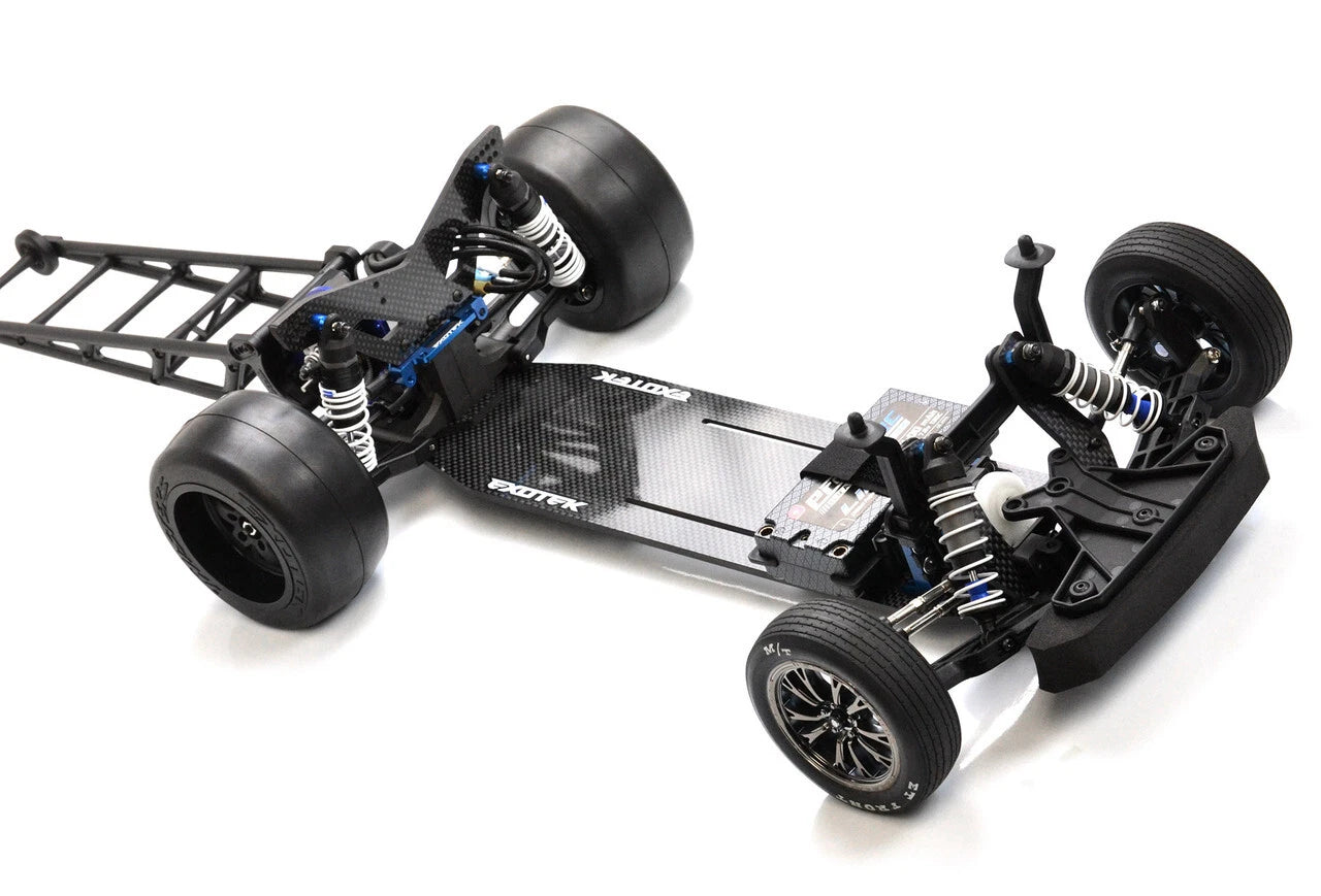 TX DRAG SLASH CHASSIS, carbon fiber conversion for the 2wd Drag Slash EXO2210 2210