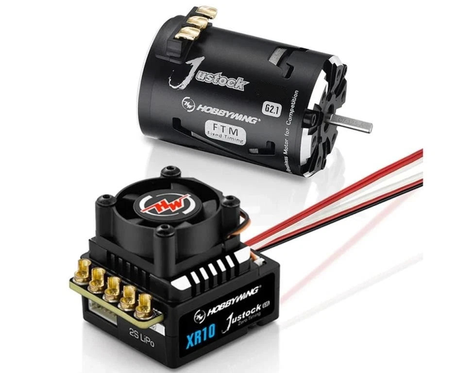 Hobbywing XR10 Justock G3S ESC & SD G2.1 Motor Combo JS6 21.5 (21.5t) 38020373